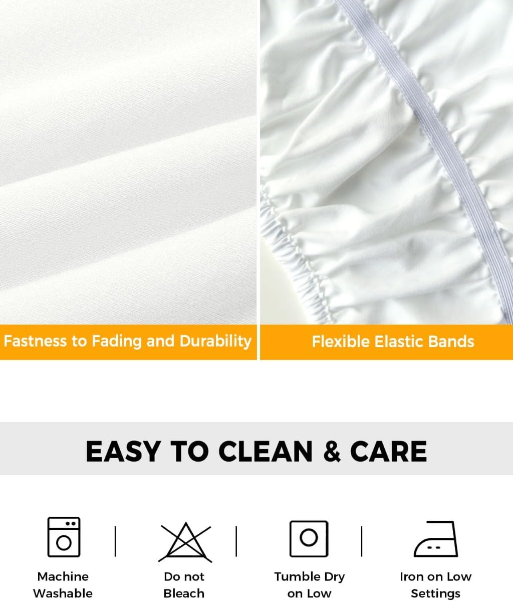 Lemon Gnomes Bed Skirt Queen Size 16 Inch Drop, Adjustable Elastic Wrap Around Bed Skirts Easy Fitting Dust Ruffle Bedskirt Bed Frame Cover Summer Botanical Fruit Leaf Yellow Lattices